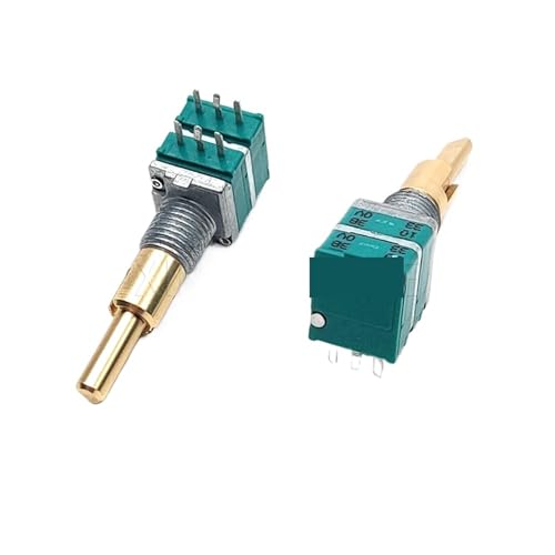 1 STÜCKE RK097 Dual Channel 6-Pin B10K Schaftlänge 25mm Doppelachse Auto Navigation Audio Lautstärke Präzisionspotentiometer von QAVLXIE