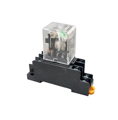 1 Satz 12 V 24 V 110 V 220 V AC Spulenleistungsrelais LY2NJ DPDT 8 Pin HH62P JQX-13F mit Sockelsockel(DC,380V) von QAVLXIE