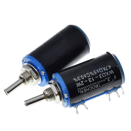 1 Stück WXD3-13-2W 100 200 220 470 680 R Ohm 1K 2,2 K 3,3 K 4,7 K 5,6 K 6,8 K 10K 22K 33K 47K 100K Ohm Drahtpotentiometer(100K Ohm) von QAVLXIE