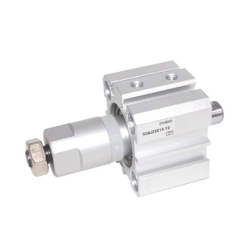 1cp SDAJ32 verstellbarer Zylinder Kompaktzylinder Einstellbarer Hub x50x25x100x150x125x200-50-30-20-10-SB(SDAJ32-20-20,Nill) von QAVLXIE
