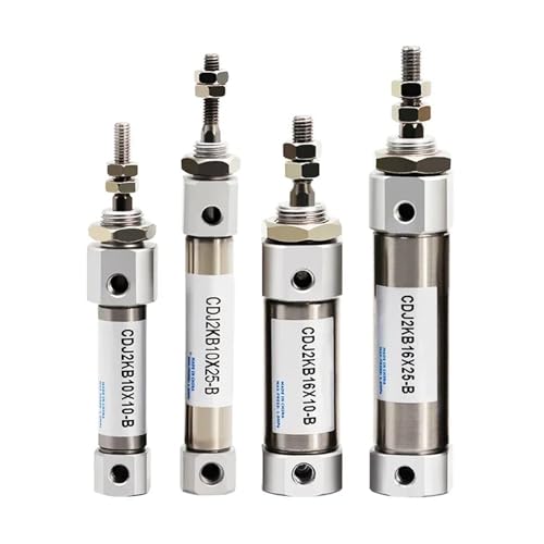 1pc CDJ2KB10/16-10X15X20X25X50X75X100X200Z-B Sechseckige Kolbenstange Anti-Rotation Edelstahl Kleine Mini Zylinder(Stroke 20mm,Bore 10mm) von QAVLXIE