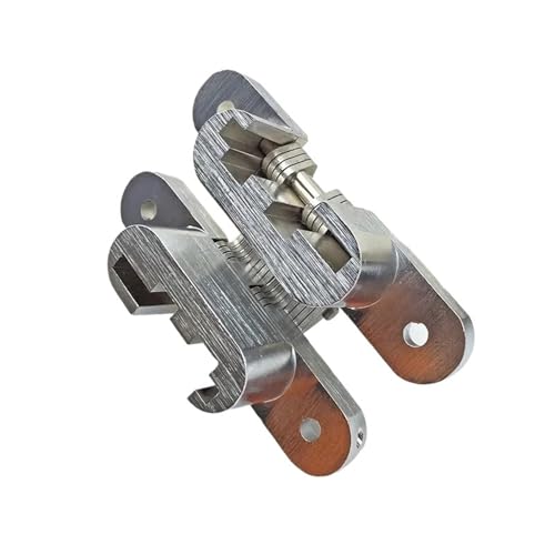1pc Edelstahl Lager Kreuz Scharnier Falttür Scharniere Einstellbare Zink-Legierung Scharnier Versteckte Zusammenführung Tür Scharniere(25 * 118) von QAVLXIE