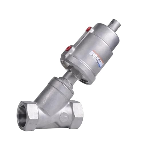 1pc SalesStainless Stahl Hohe Temperatur Pneumatische Dampf Gewinde Korrosion Y Typ Winkel Ventil(High Pressure) von QAVLXIE