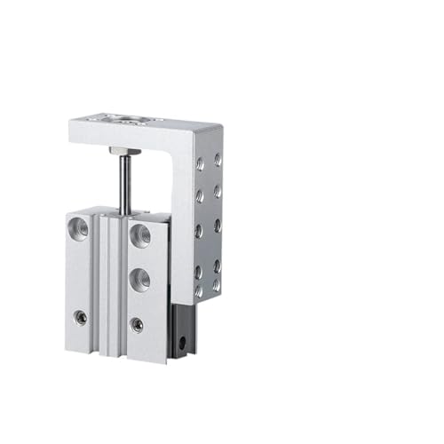 1pc Schienenzylinder MXH6 MXH10 MXH16 MXH20 Typ Präzisions-pneumatischer linearer Seitenschienenführungsstangenzylinder(5mm Stroke,MXH10) von QAVLXIE