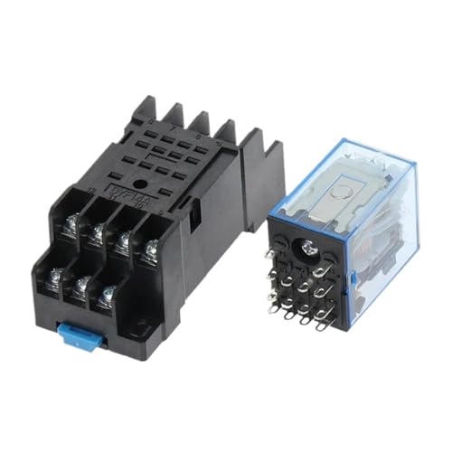 1set MY4NJ 14PIN 4DPDT Elektronisches Micro Mini Elektromagnetisches Relais 5A Spule mit PYF14A Sockelbasis DC12V DC24V AC110V 220V 380V(AC 220V) von QAVLXIE