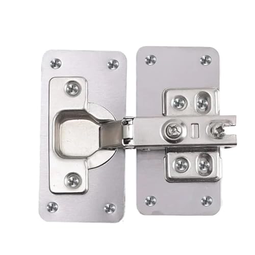 20/2-teiliges Reparaturplatten-Set for Schrankscharniere, Edelstahl-Türscharnier-Montageplatte mit Löchern for Schrankmöbel zu Hause(2PCS) von QAVLXIE