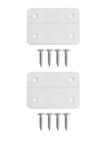 2er-Set Ersatz-Kunststoffscharniere mit 8 Schrauben, Edelstahlschrauben, Teilesatz for Igloo-Kühler, Heimwerker-Scharniere 2er-Set Ersatz-Kunststoffscharniere mit 8 Schrauben, Edelstahlschrauben, Teilesatz for Igloo-Kühler, Heimwerker-Scharniere von QAVLXIE