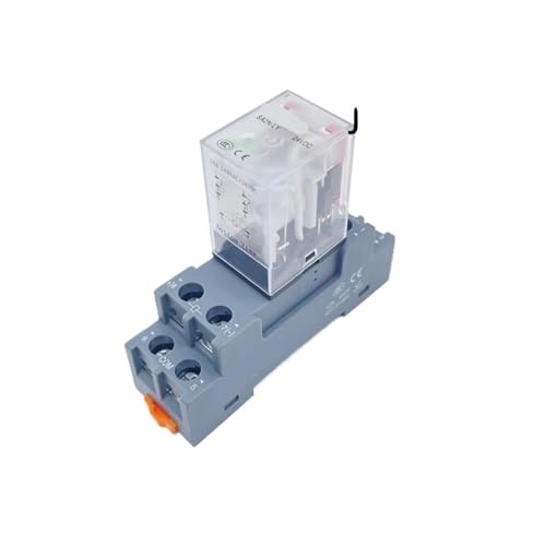 5 Stück HH52P 54P HH62P Silberkontakt Miniaturspule Allgemeiner elektromagnetischer Zwischenrelaisschalter mit Sockel MY2NJ MY4NJ LY2NJ(SA2N-LY DC24V 10A) von QAVLXIE