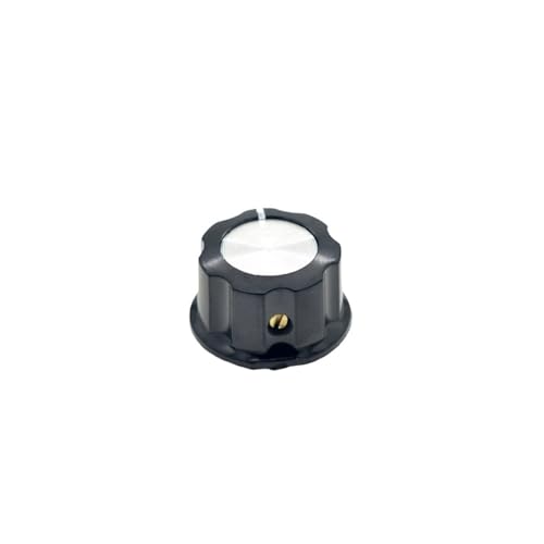 5-teiliges Potentiometerknopf-Kit for Loch 6 mm Durchmesser MF-A01 MF-A02 MF-A03 MF-A04 MF-A05 Drehschalterknöpfe Kappen(Calibration sheet) von QAVLXIE