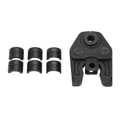 QAVODB Pressbacke TH Pressbacken Kontur 1.6in/1.7in/1.75in/1.93in Rohrzange Kiefer, mit 4 Arten von TH-Formen, um Verbinden von Aluminium-Kunststoffrohren, PEX-Rohren, PB-Rohren von QAVODB