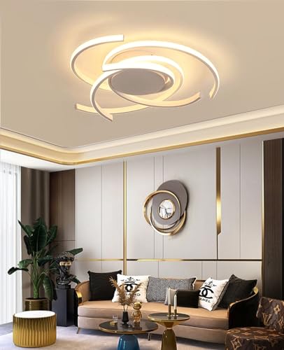 LED Ceiling Light Dimmable with Remote Control Bedroom Light 75 cm Modern Ring Design Ceiling Lamp Aluminium Acrylic Lampshade Decorative Lighting 3000 K - 6000 K for Dining Table Study Hallway LED Ceiling Light Dimmable with Remote Control Bedroom Light 75 cm Modern Ring Design Ceiling Lamp Aluminium Acrylic Lampshade Decorative Lighting 3000 K - 6000 K for Dining Table Study Hallway von QAZPLM
