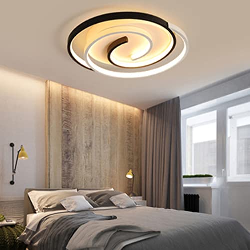 QAZPLM Deckenlampe LED Deckenleuchte Moderne Wohnzimmerlampe dimmbar mit Fernbedienung Modern Design für Esszimmer Schlafzimmer von QAZPLM