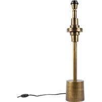 Art Deco Tischlampe Bronze ohne Schirm - Diverso von QAZQA