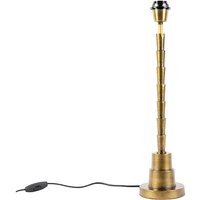 Art Deco Tischlampe Bronze ohne Schirm - Pisos von QAZQA