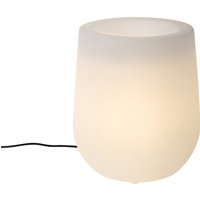 Außenstehleuchte Flowerpot weiß inkl. LED IP44 - Flowerpot von QAZQA