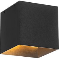 Außenwandleuchte schwarz mit Abblendlicht und Sensor auf Solar - Charlotte von QAZQA