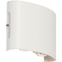 Außenwandleuchte weiß inkl. led 4-flammig IP54 - Silly von QAZQA