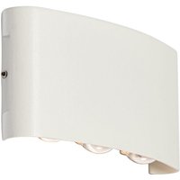 Außenwandleuchte weiß inkl. led 6-flammig IP54 - Silly von QAZQA