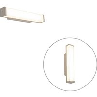 Badezimmerwandleuchte Stahl 32 cm inkl. led IP44 - Cascada von QAZQA