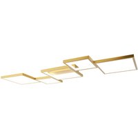 Deckenleuchte Gold inkl. led 3 Stufen dimmbar 5 Lichter - Lejo von QAZQA