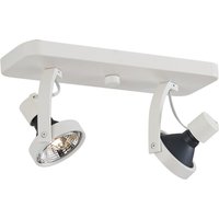 Design Deckenstrahler Weiß GU10 70mm 2-flammig Verstellbar - Vo von QAZQA