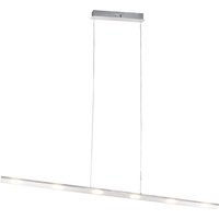 Design-Hängelampe Stahl mit Touch-Dimmer inkl. led - Platin Design-Hängelampe Stahl mit Touch-Dimmer inkl. led - Platin von QAZQA