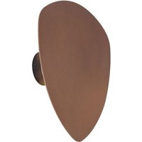 Design Wandleuchte Bronze Organisch 32cm 2-flammig - Pulley von QAZQA