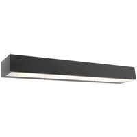 Design längliche Wandleuchte schwarz 60 cm - Houx von QAZQA
