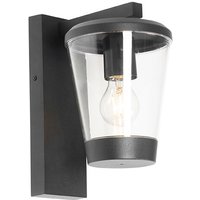 Moderne Außenwandleuchte schwarz IP44 - Joren von QAZQA