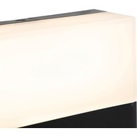 Moderne Außenwandleuchte schwarz IP44 inkl. LED - Dualy von QAZQA