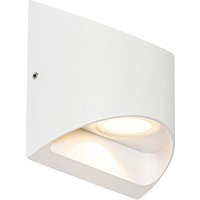 Moderne Außenwandleuchte weiß inkl. led 2-flammig IP54 - Mal von QAZQA