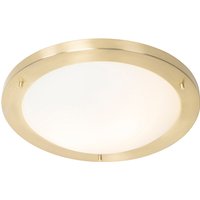 Moderne Deckenleuchte Gold 41 cm IP44 - Yuma von QAZQA