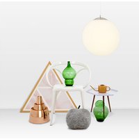 Moderne Hängelampe Glas 40cm - Ball Moderne Hängelampe Glas 40cm - Ball von QAZQA