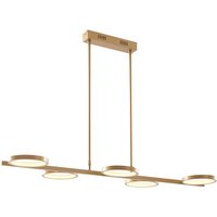 Moderne Hängelampe inkl. led 3-stufig dimmbar gold 5-flammig - Vivé Moderne Hängelampe inkl. led 3-stufig dimmbar gold 5-flammig - Vivé von QAZQA
