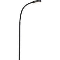 Moderne Stehlampe schwarz inkl. LED - Trax von QAZQA