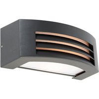 Moderne Wandleuchte Anthrazit IP44 - Hurricane 1 von QAZQA