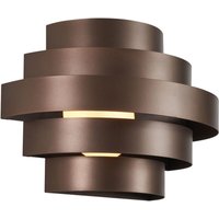 Moderne Wandleuchte Bronze inkl. led 3-Stufen-Dimmbar - Lines von QAZQA