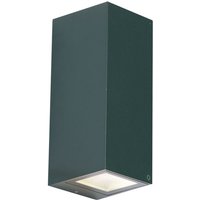 Moderne Wandleuchte Dunkelgrün 2-flammig GU10 70mm IP54 - Baleno von QAZQA