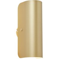 Moderne Wandleuchte Gold 2-flammig - Gotthard von QAZQA