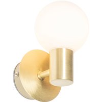 Moderne Wandleuchte Gold IP44 - Cederic Up von QAZQA