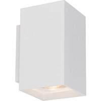 Moderne Wandleuchte quadratisch weiß - Sandy von QAZQA