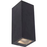 Moderne Wandleuchte schwarz GU10 AR70 IP54 - Baleno II von QAZQA