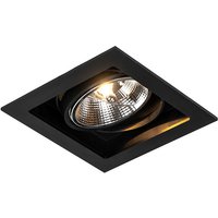 Qazqa - Moderner Einbau Spot schwarz 18 cm verstellbar - Artemis 111 Qazqa - Moderner Einbau Spot schwarz 18 cm verstellbar - Artemis 111 von QAZQA