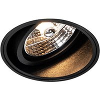 Moderner Einbau Spot schwarz trimmlos - Impact 70 von QAZQA
