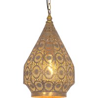 Orientalische Hängelampe Gold 26 cm - Mowgli von QAZQA