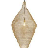 Orientalische Hängelampe Gold 60 cm - Nidum L. von QAZQA