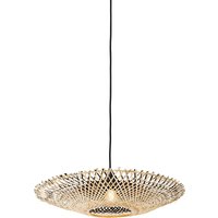 Orientalische Hängelampe Rattan 50 cm - Rina von QAZQA