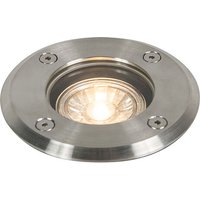 Outdoor Ground Spot Stahl 11cm IP67 - Basic Round Outdoor Ground Spot Stahl 11cm IP67 - Basic Round von QAZQA