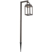 Outdoor Spike Spot dunkelgrau inkl. led wiederaufladbar - Yara von QAZQA