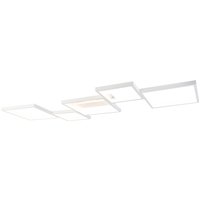 Deckenleuchte weiß inkl. LED 3 Stufen dimmbar 5 Lichter - Lejo von QAZQA